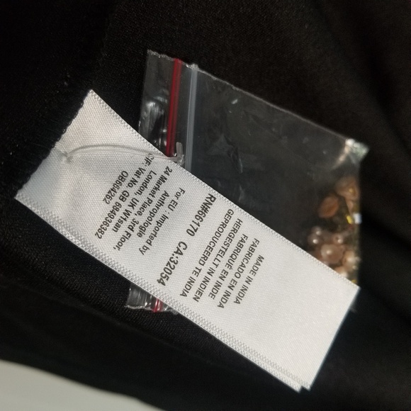 NWOT BHLDN Anthro Metallic Beaded Floral Maxi - Picture 6 of 8